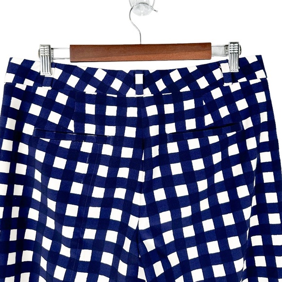 Banana Republic Windowpane Plaid Crop Pants Size 6 - Picture 4 of 6